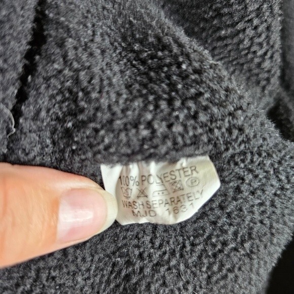 Over Under black quilted fleeced lined jacket size xl 16 - Picture 9 of 9